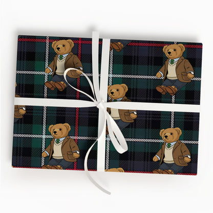 Bear Christmas Wrapping Paper
