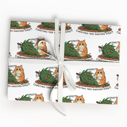 Cute Cat Lover Christmas Wrapping Paper