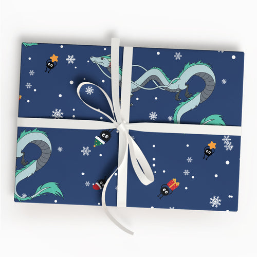 Hollow Knight Wrapping Paper Gothic Xmas Gift Wrap For Gamers