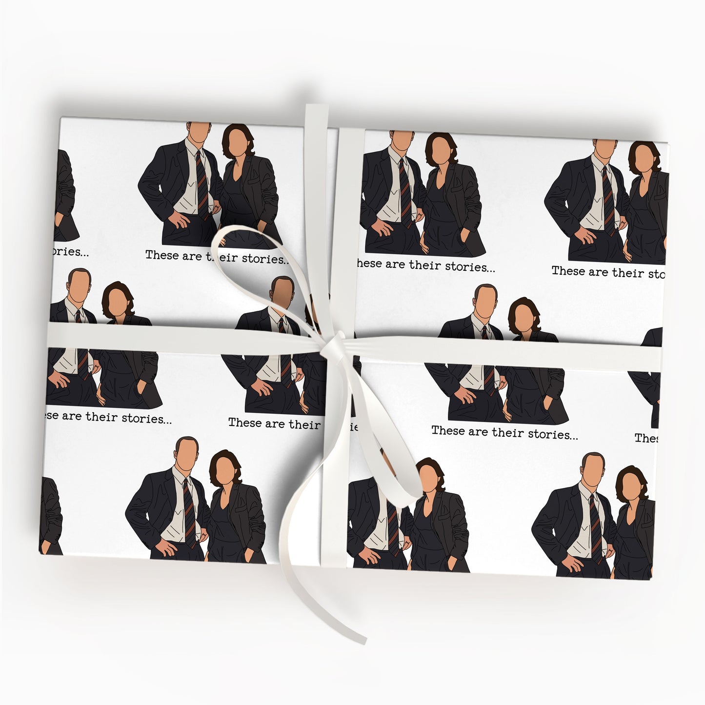 Law And Order Wrapping Paper, Pop Culture Gift for Fans