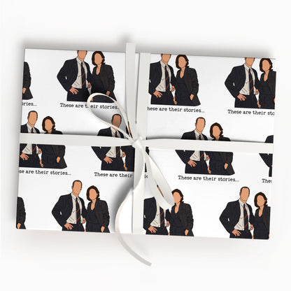 Law And Order Wrapping Paper, Pop Culture Gift for Fans
