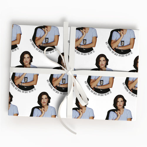 Law And Order Gift Wrap for Fans, Unique Holiday Wrapping