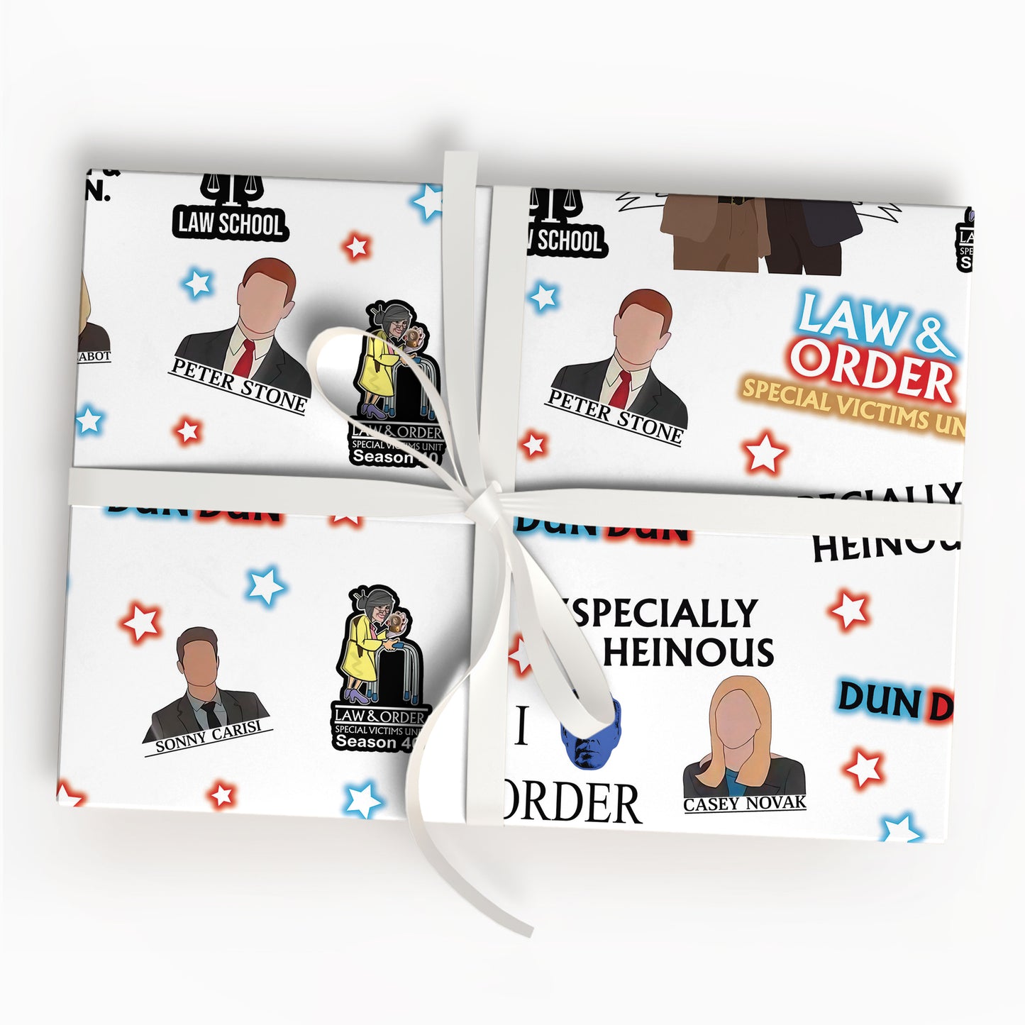 Funny Law And Order Gift Wrap