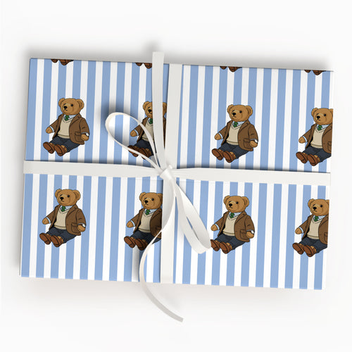 Bear Wrapping Paper Christmas Gifts