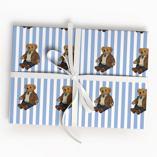 Bear Wrapping Paper Christmas Gifts