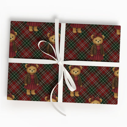 Bear Christmas Wrapping Paper