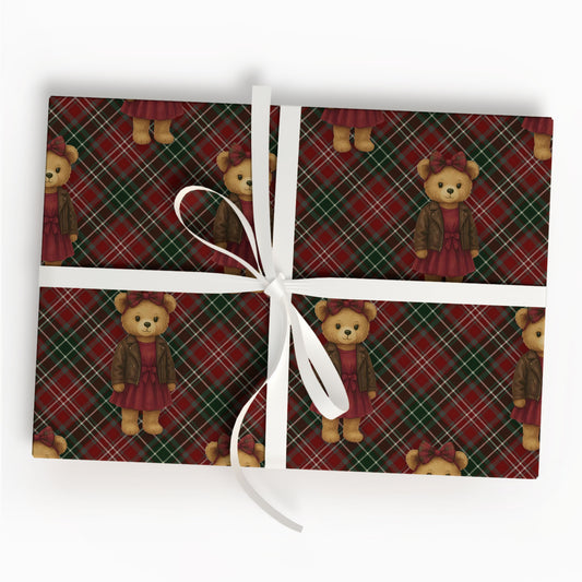 Bear Christmas Wrapping Paper