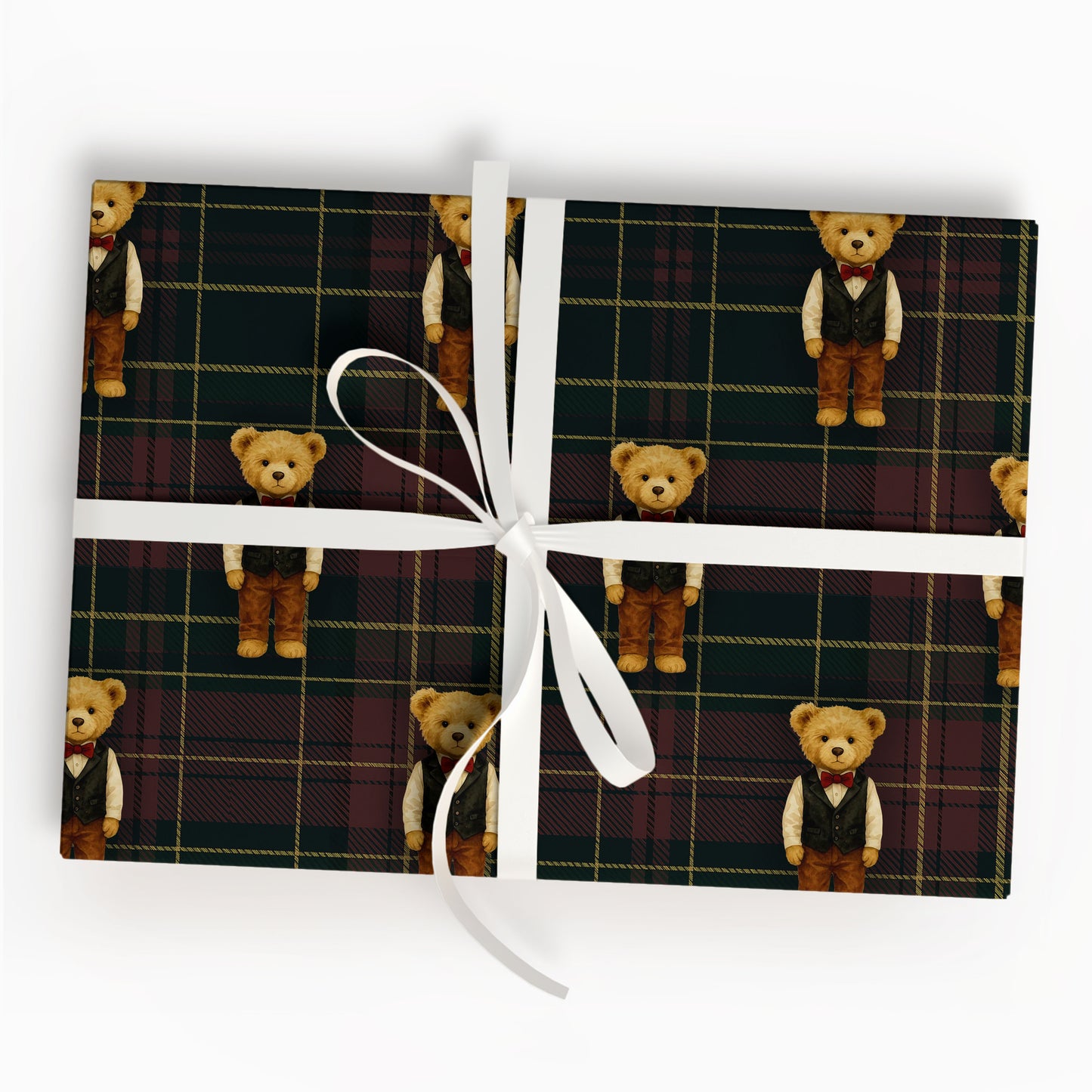 Bear Christmas Wrap Gift