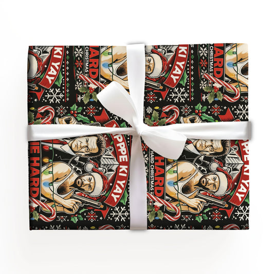 Yippee-ki-yay? ?Die Hard Christmas Wrapping Paper