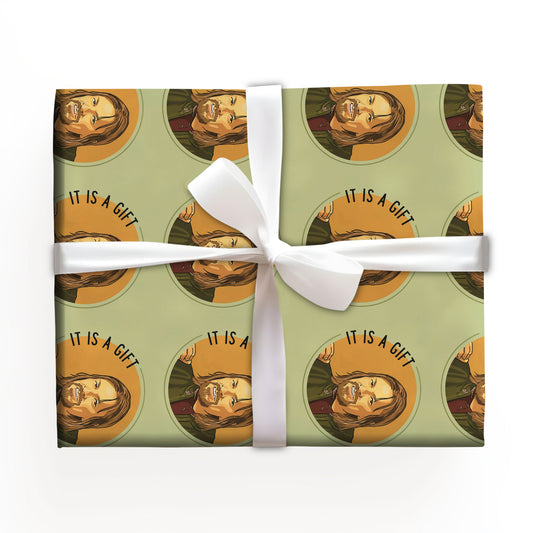 It's A Gift Wrap Gifts, Funny Meme Christmas Movies Character Wrapping, Xmas Gift Wrap