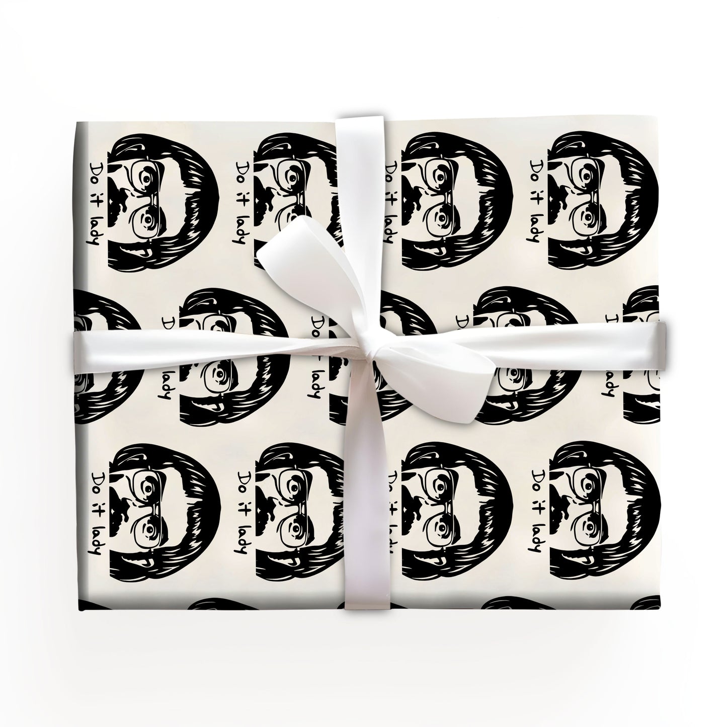 Do It Lady Wrapping Paper, Chit Birthday, christmas Wrapping Gift