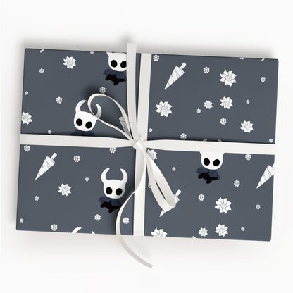 Dark Hollow Knight Wrapping Paper Silksong Holiday Gift Wrap