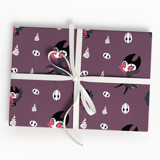 Hollow Knight Gamer Wrapping Paper Silksong Xmas Gift Wrap