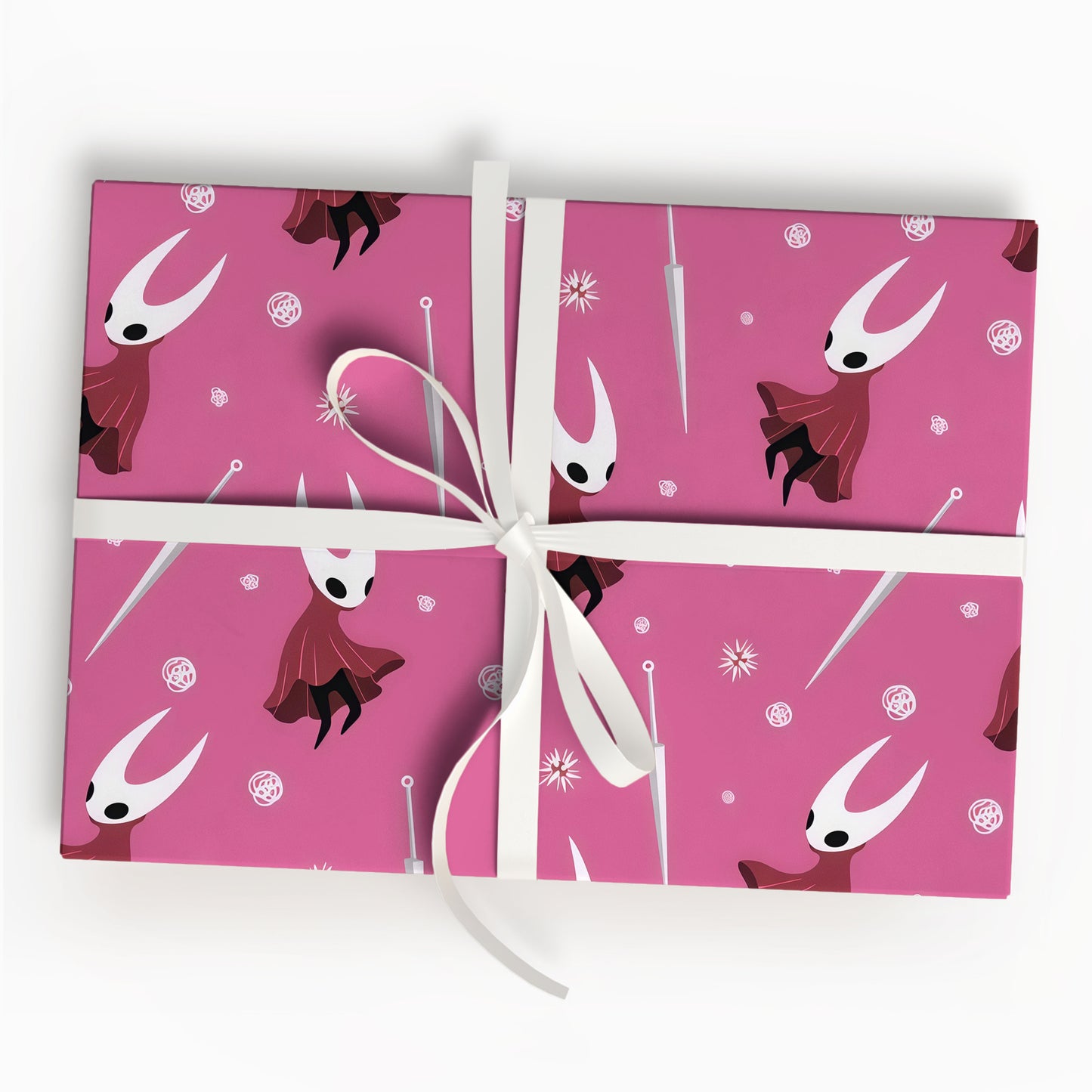 Gothic Holiday Wrapping Paper Hollow Knight Silksong Theme
