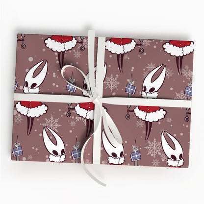 Hollow Knight Silksong Gaming Wrapping Paper Gothic Xmas Roll