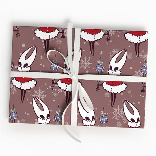 Hollow Knight Silksong Gaming Wrapping Paper Gothic Xmas Roll