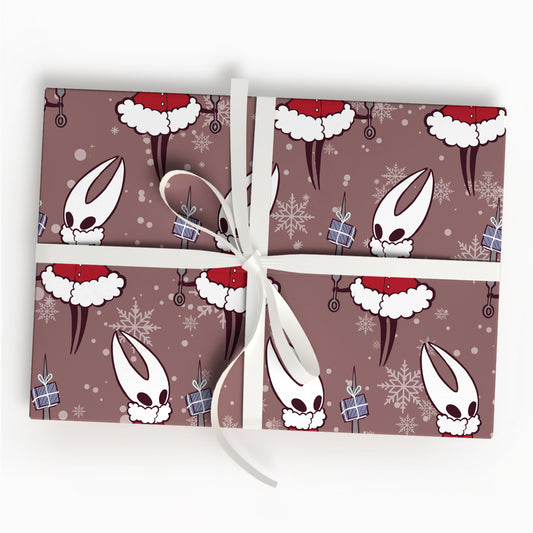 Hollow Knight Silksong Gaming Wrapping Paper Gothic Xmas Roll