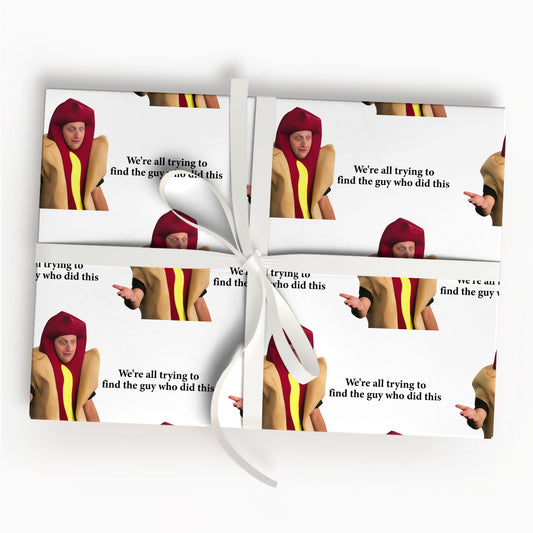 Tim Robinson Hotdog Wrapping Paper