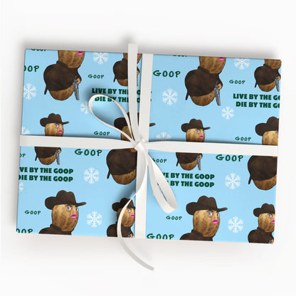 Burnt Peanut Christmas Wrapping Paper
