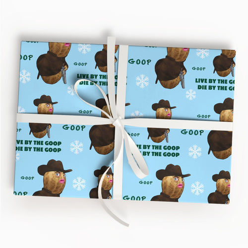 Burnt Peanut Christmas Wrapping Paper