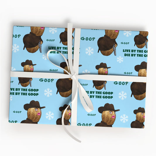 Burnt Peanut Christmas Wrapping Paper
