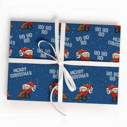 Santa Ho Ho Ho Wrapping Paper