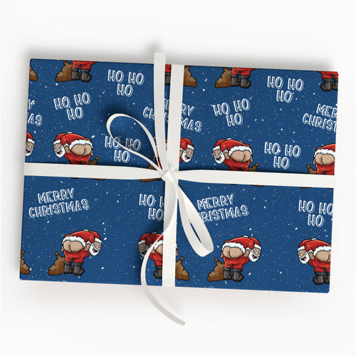 Santa Ho Ho Ho Wrapping Paper
