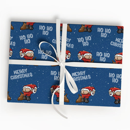 Santa Ho Ho Ho Wrapping Paper