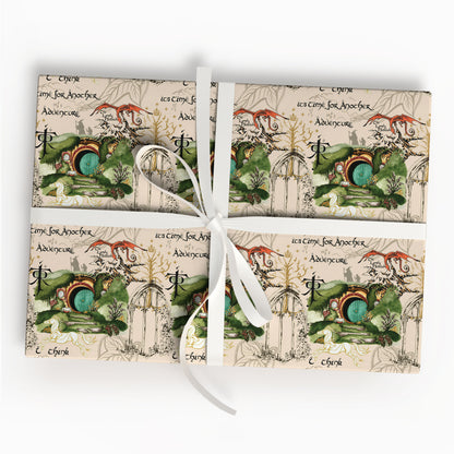 Paper Lord of the Rings Wrapping Paper