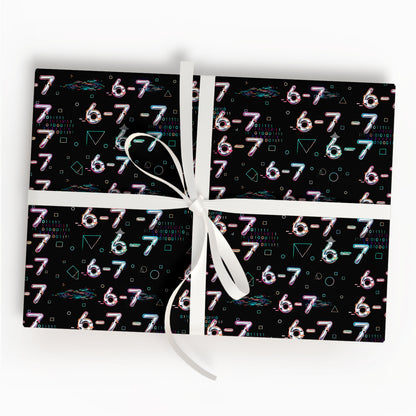 6 7 Meme Wrapping Paper