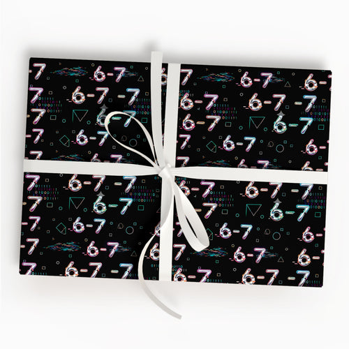 6 7 Meme Wrapping Paper