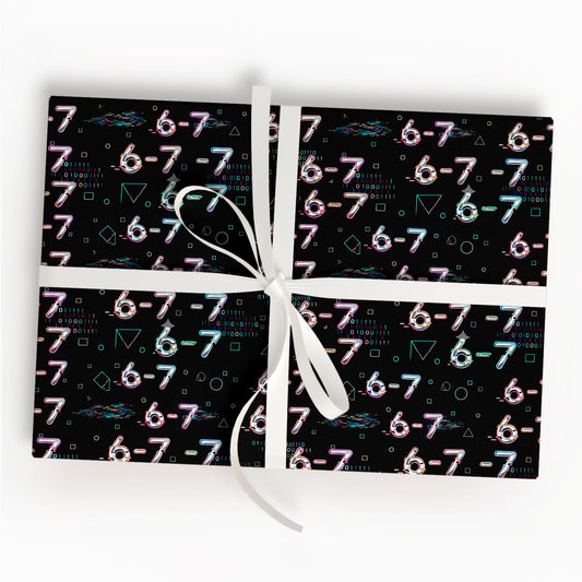 6 7 Meme Wrapping Paper
