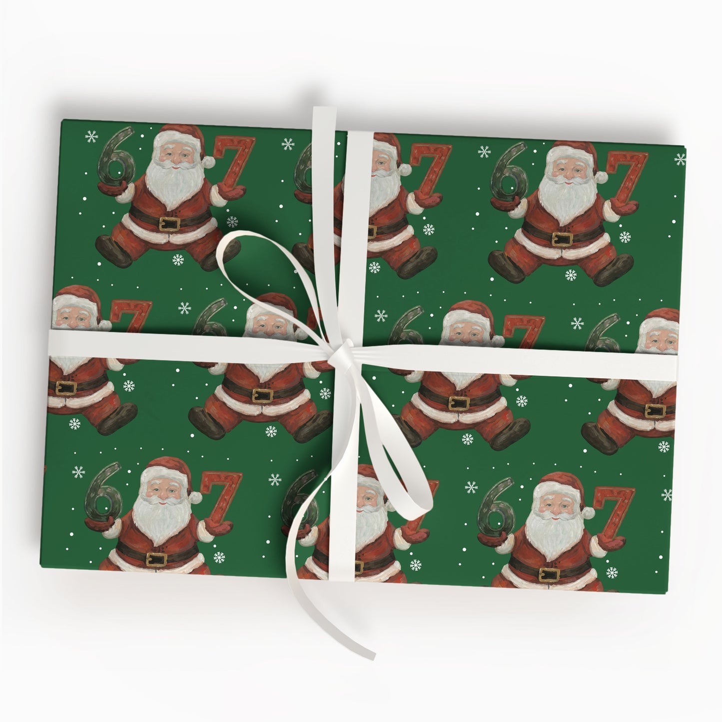 Funny Meme Santa 67 Trend Gift Wrap