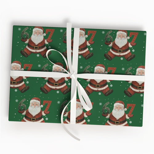 Funny Meme Santa 67 Trend Gift Wrap