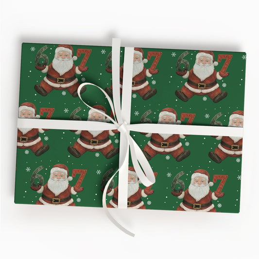 Funny Meme Santa 67 Trend Gift Wrap