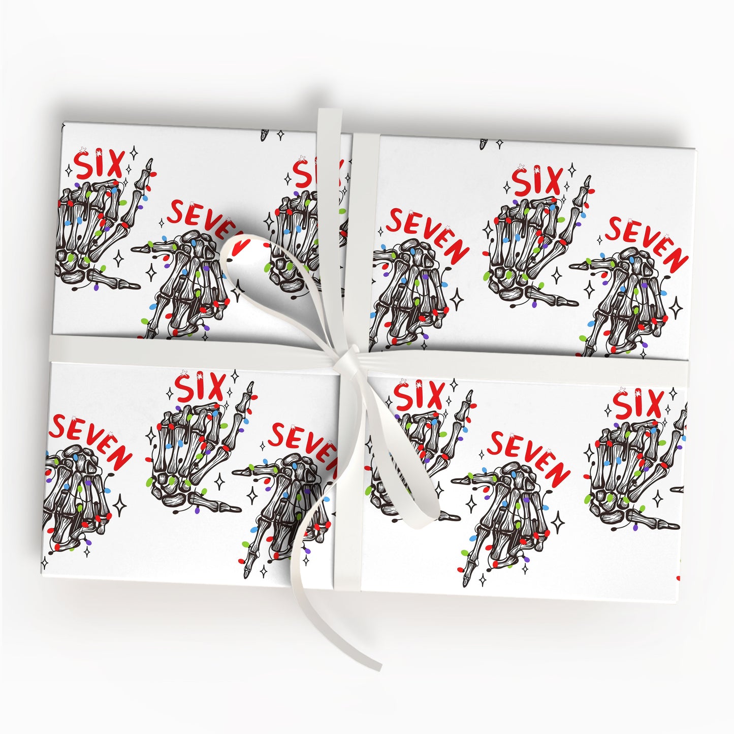 67 Skeleton Gift Wrap Paper
