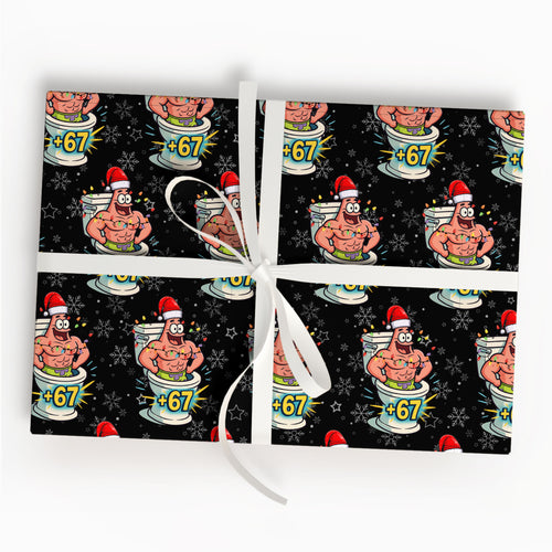 Patrick Star 67 Christmas Wrapping Paper