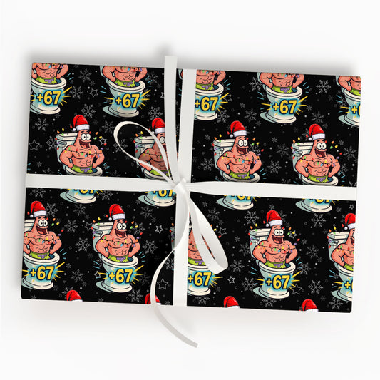 Patrick Star 67 Christmas Wrapping Paper
