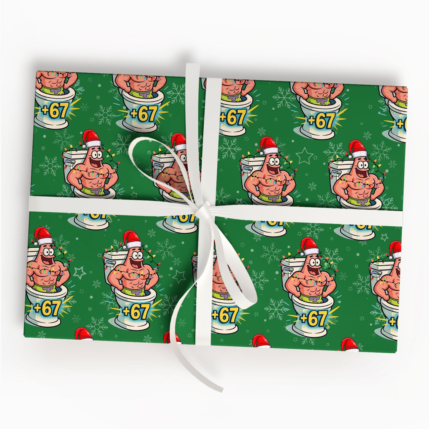 67 Patrick Star Christmas Wrapping Paper