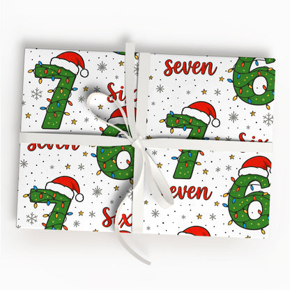 67 Santa Hat Christmas Gift Wrap