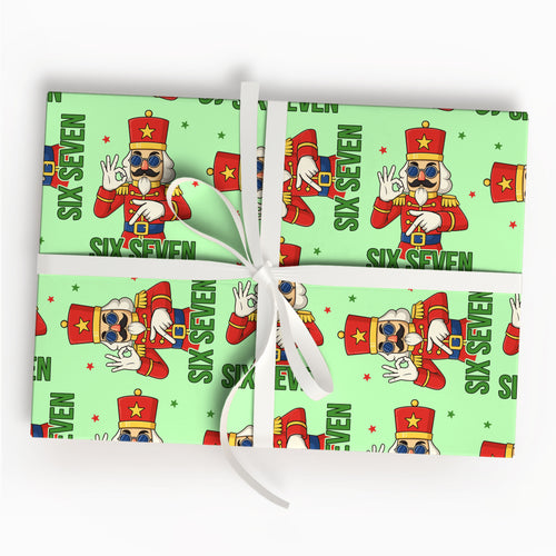 Funny Meme 67 Nutcracker Trend Gift Wrap