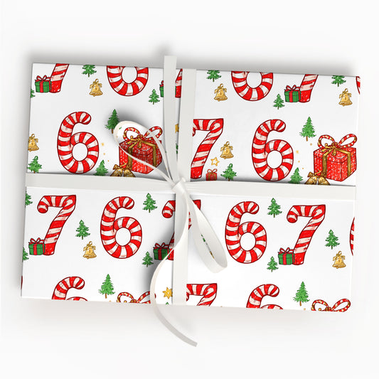 Funny 67 Wrapping Paper