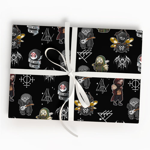 Sleep Token Christmas Wrapping Paper Roll