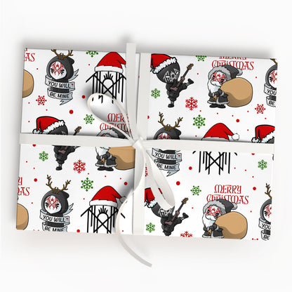 Sleep Token Christmas Wrapping Paper Sheet
