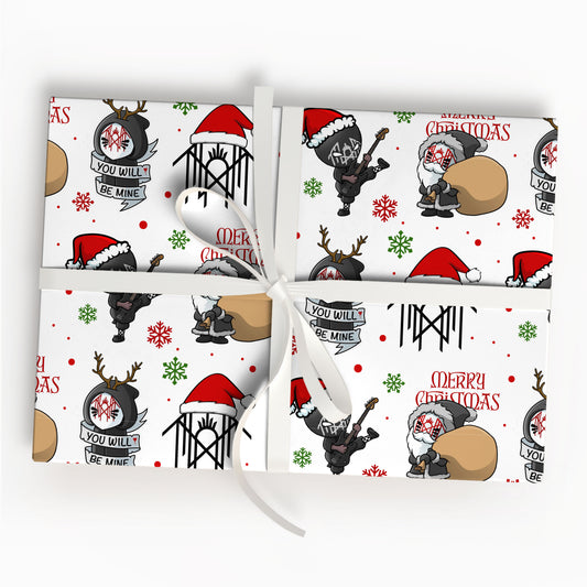 Sleep Token Christmas Wrapping Paper Sheet