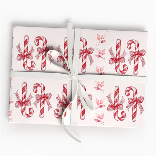 Candy Cane Wrapping Paper
