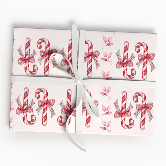 Candy Cane Wrapping Paper