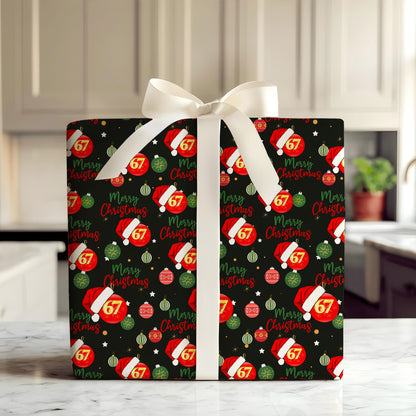 67 Meme Funny Christmas Gift Wrap