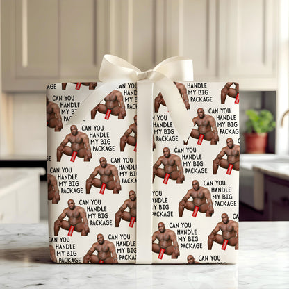 Can You Handle My Big Package Wapping Paper