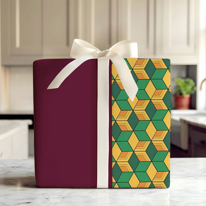 Demon Slayer Gift Wrap Paper for Xmas Winter Holiday Gifts